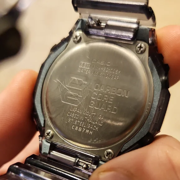 Woman's Casio G-Shock Translucent Gray Watch - Picture 2 of 3